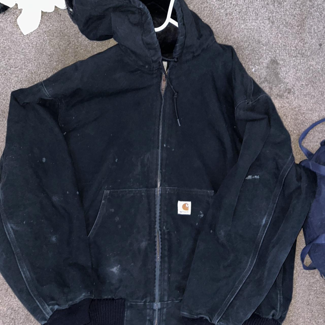 Carhartt Women's Black Jacket | Depop