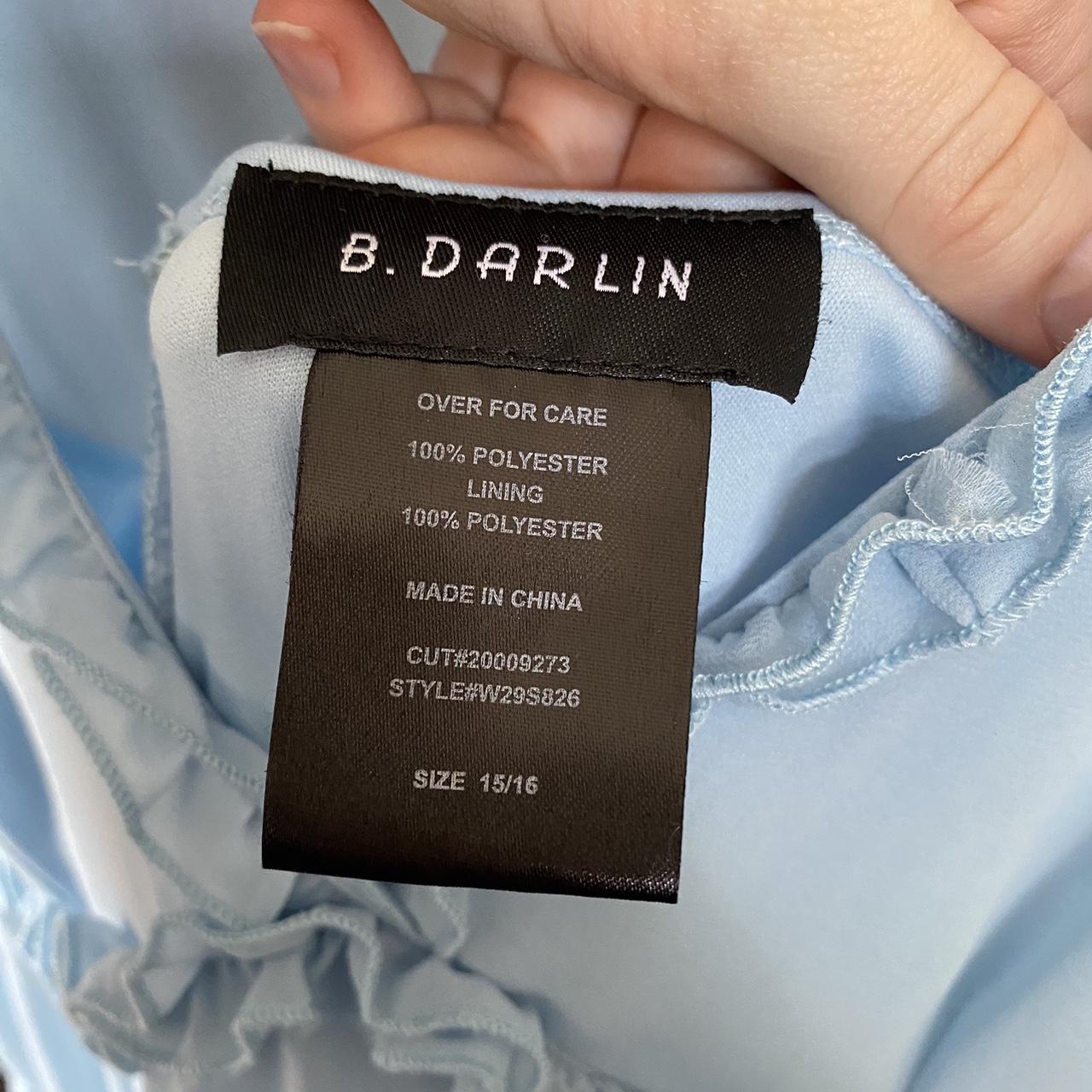 B Darlin Women's Blue Dress | Depop