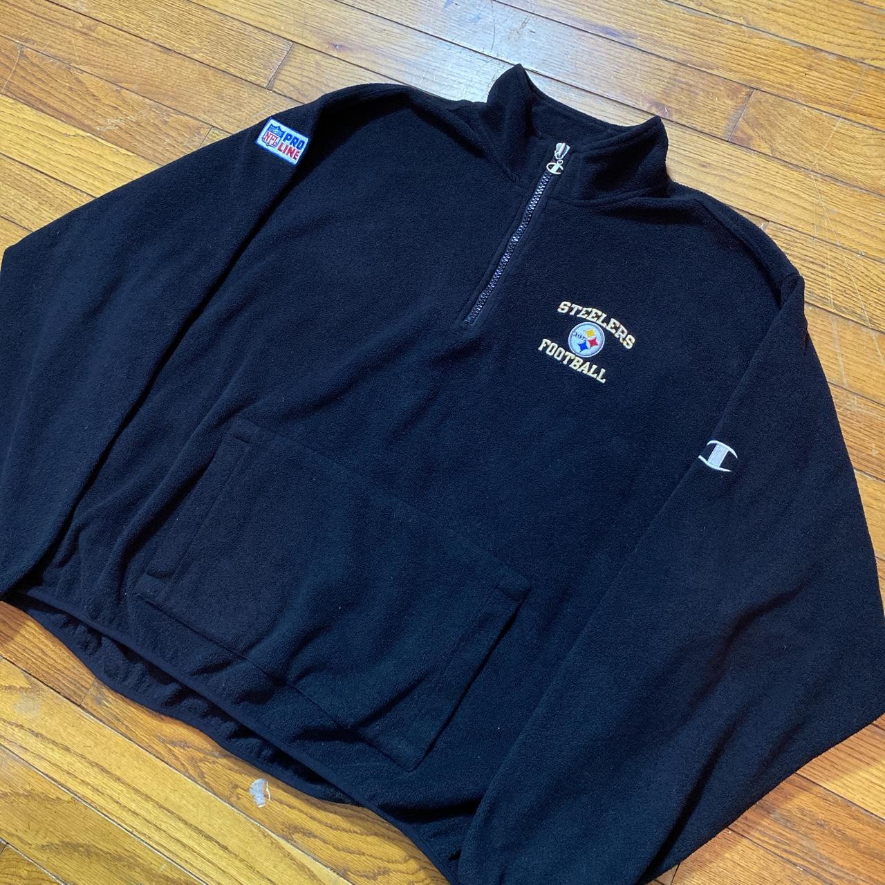 Vintage Pittsburgh Steelers fleece jacket by - Depop