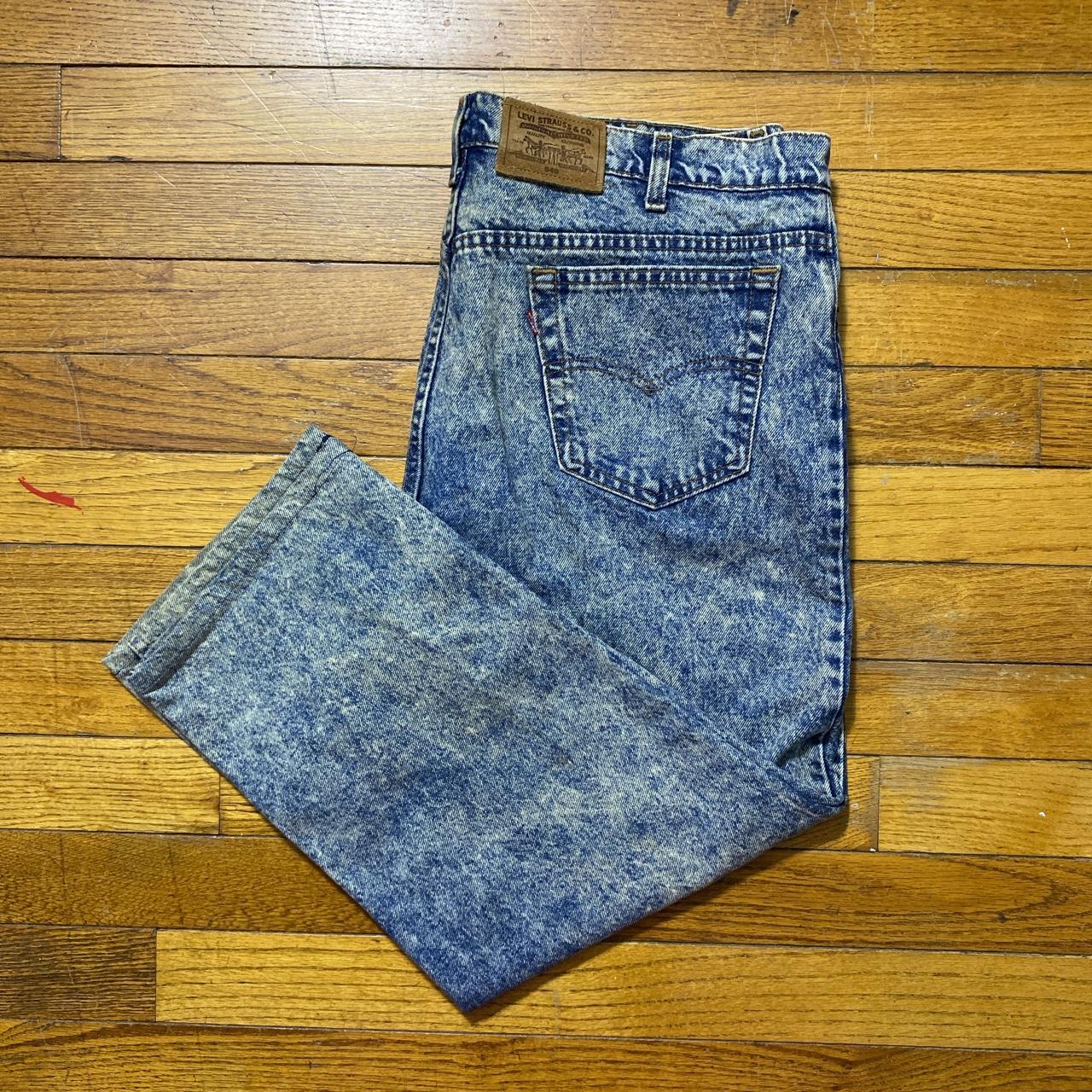 Vintage Levi's 540 acid wash Depop