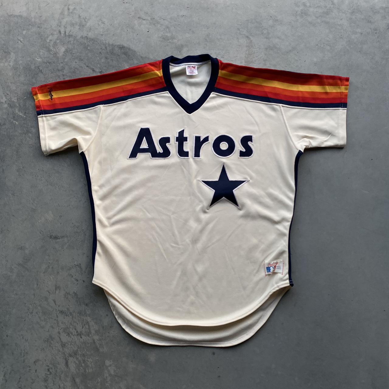 Vintage Houston Astros MLB blank jersey by... - Depop