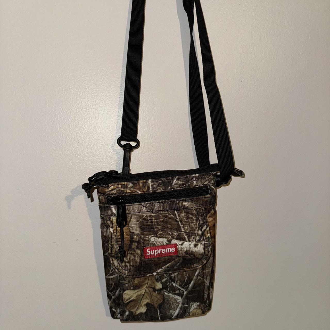 F W 19 Supreme x Cordura Real Tree Shoulder Bag