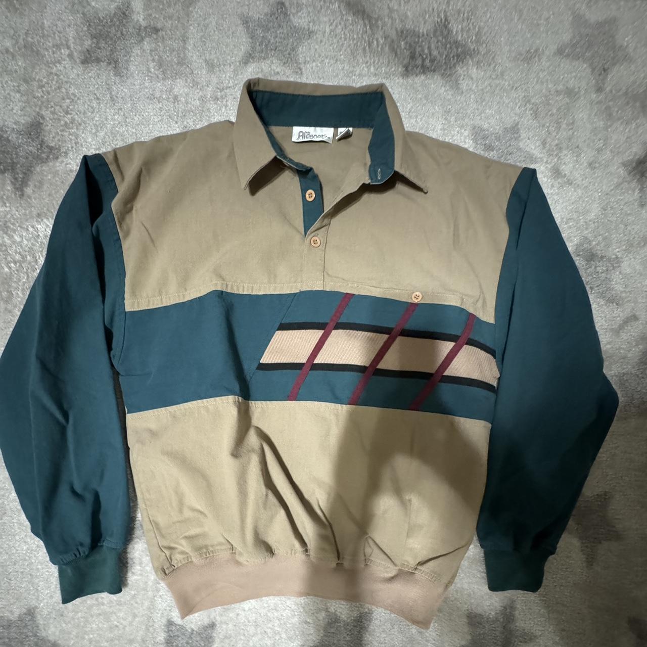 Vintage 70s/80s ian Alexxus boxy polo - Depop