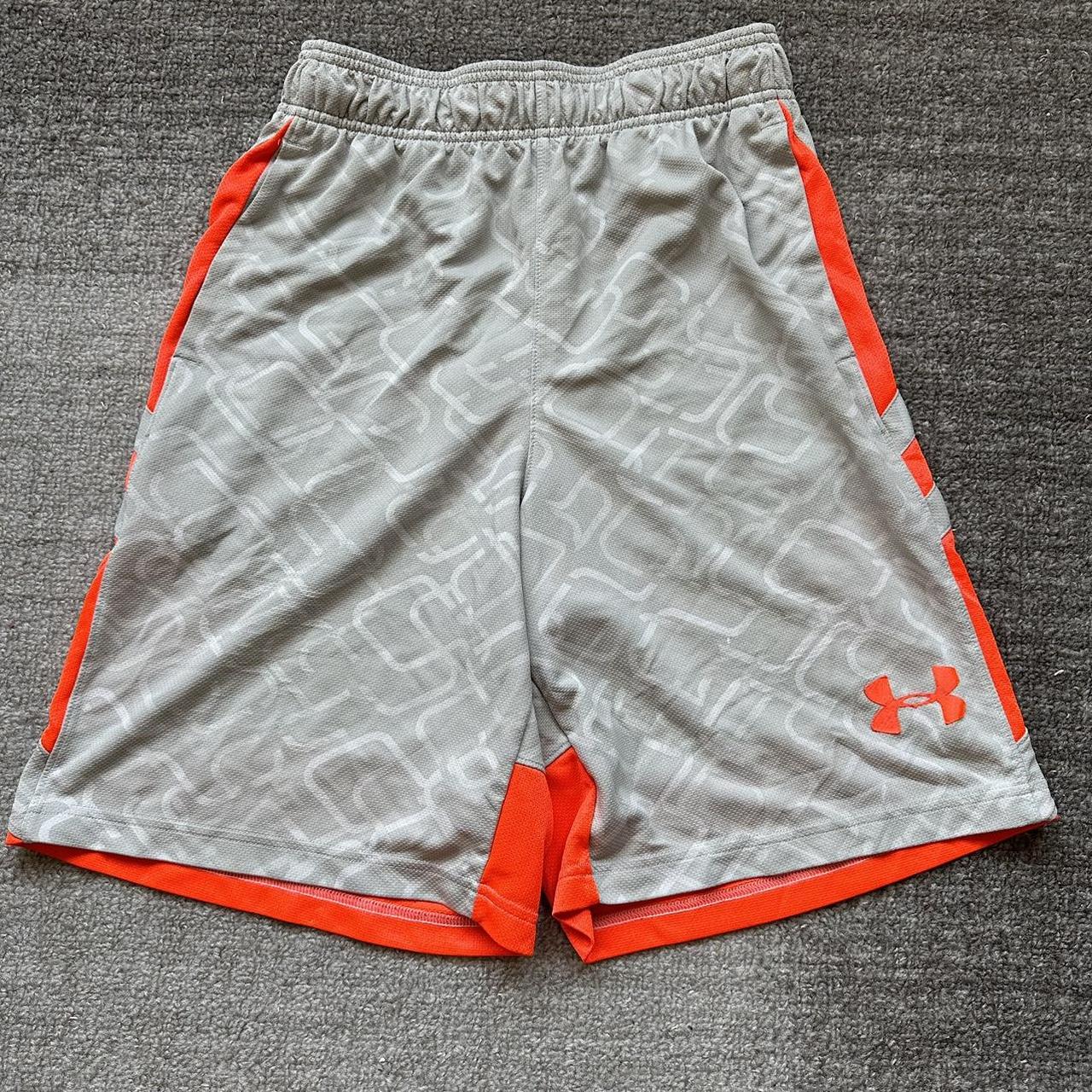 Grey and orange under armour shorts best sale