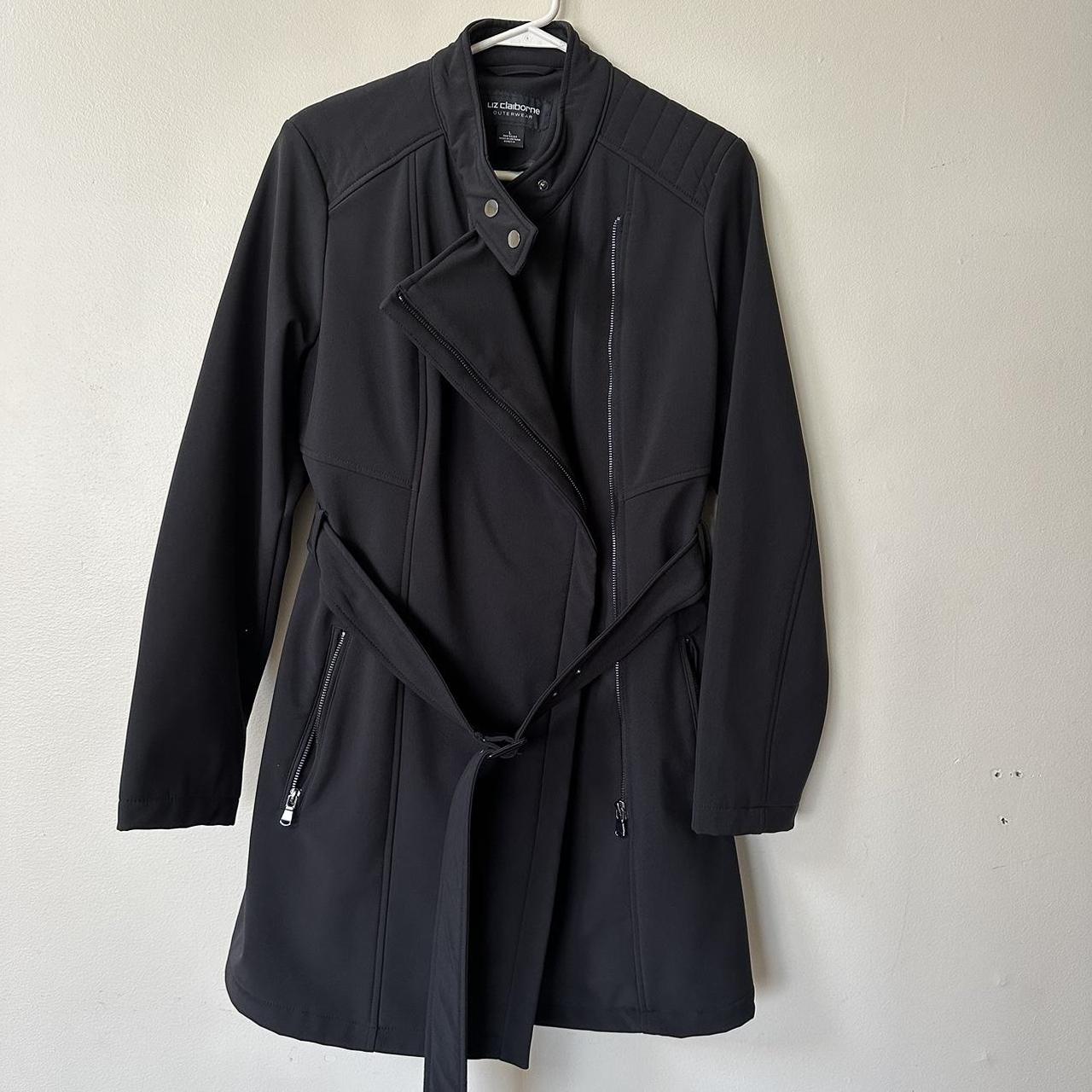 Liz claiborne black coat best sale