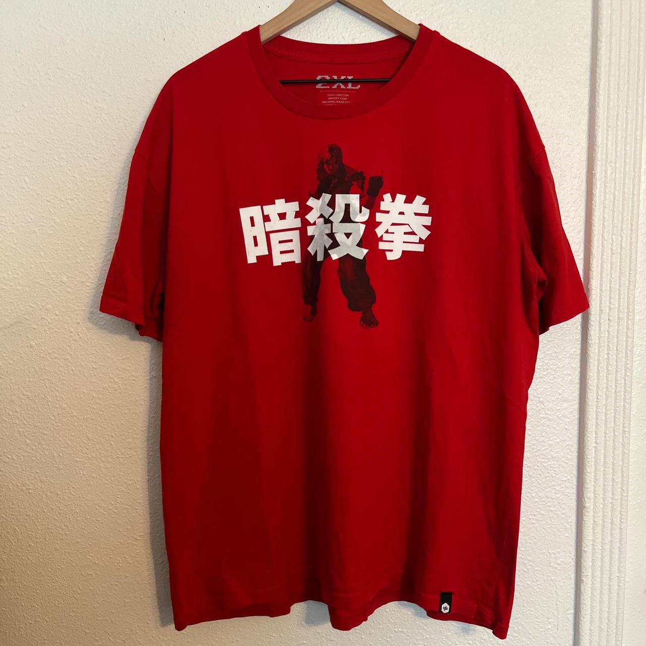 Onnit street fighter ken Shirt.(has two pinholes on | Depop Onnit street fighter ken Shirt.(has two pinholes on | Depop