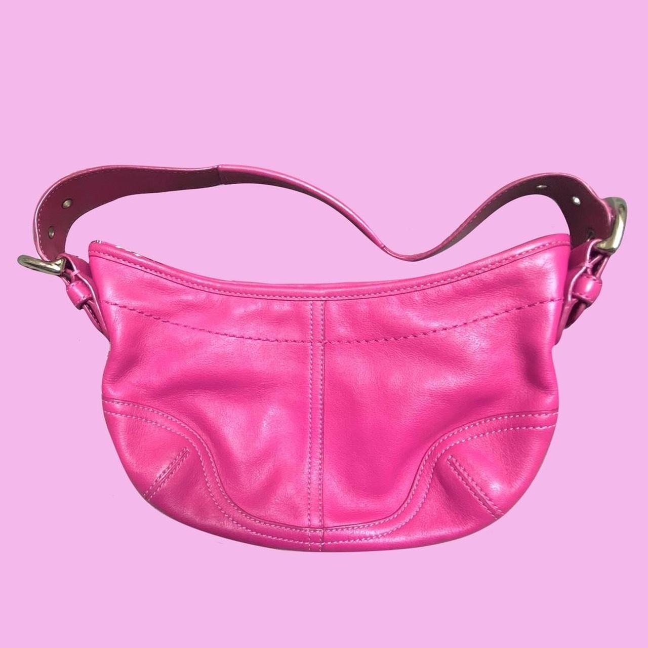 Y2K Hot Pink Coach Hobo Baguette ‼️This bag is - Depop