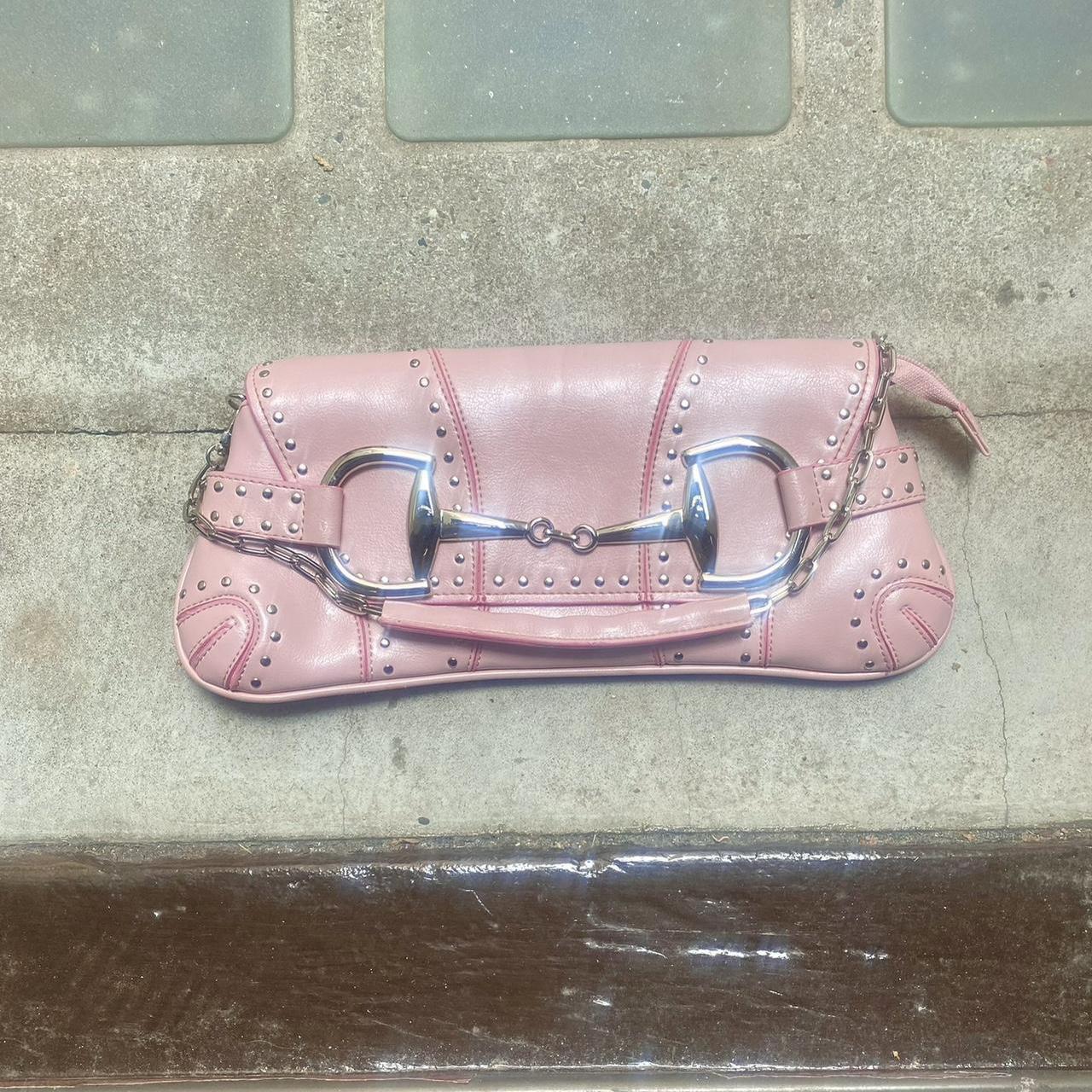 Rina Rich Grungy Shoulder Bag Baby Pink Price is Depop