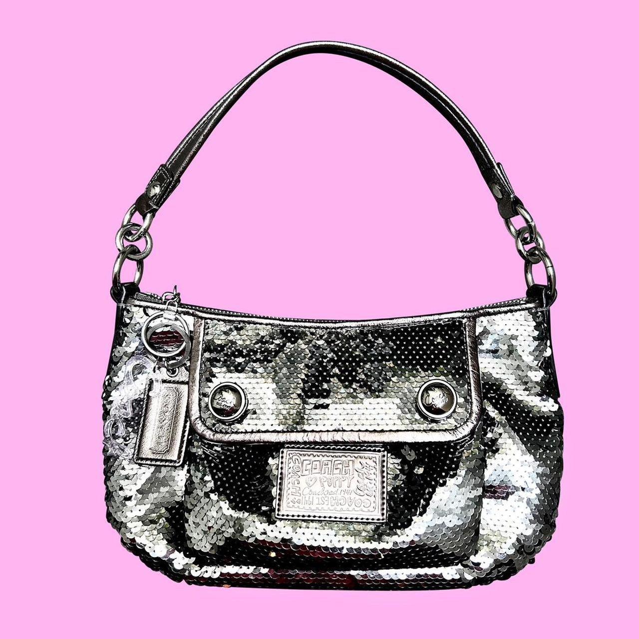 Coach Poppy Sequin Two-Way Bag , Women's Fashion, Bags & Wallets, Purses &  Pouches on Carousell