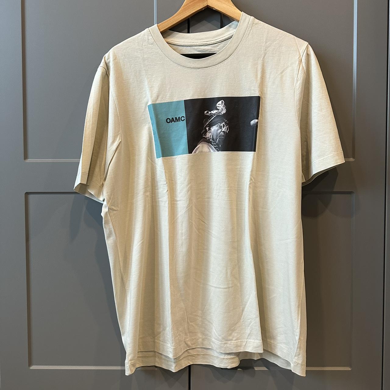 OAMC t-shirt size M fit large. Barely worn. In cream...