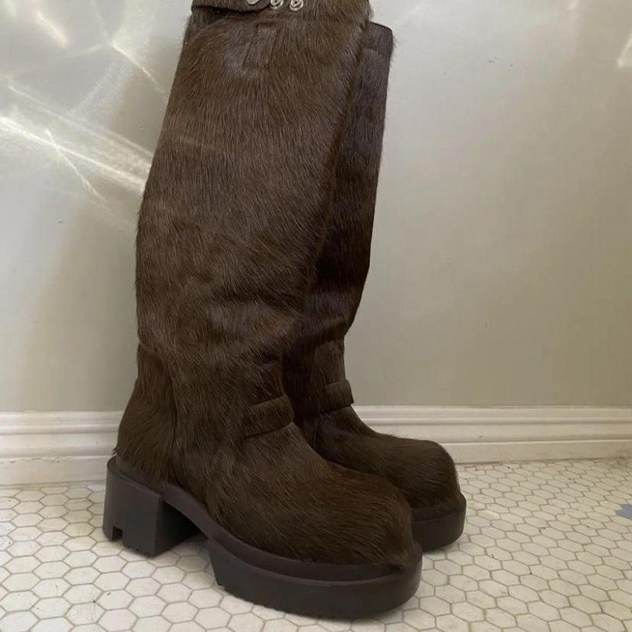 SOLD Yasuyuki ishii combat foldover boots Sz8.5 | Depop