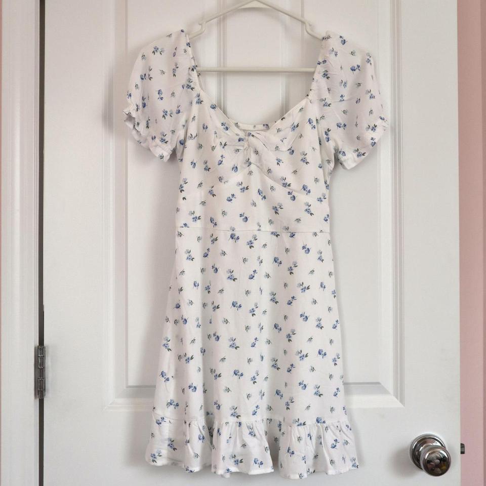 Hollister Floral Print Lavender Dress - sz small - - Depop