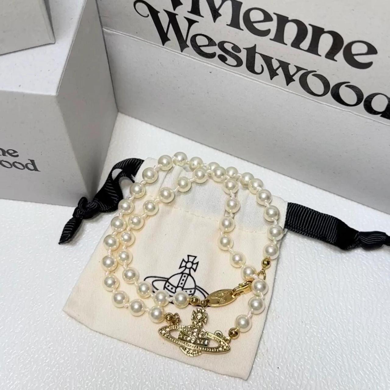 White vivienne-westwood-necklace - Depop