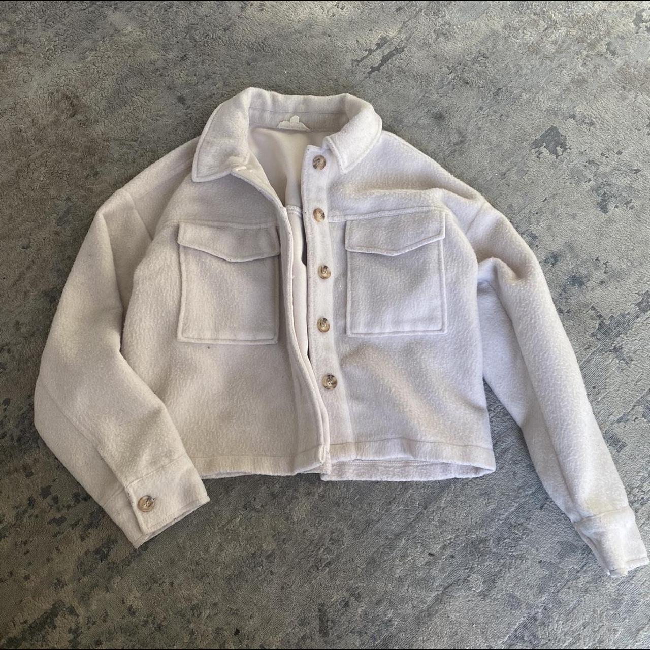 PacSun Women's Cream Jacket