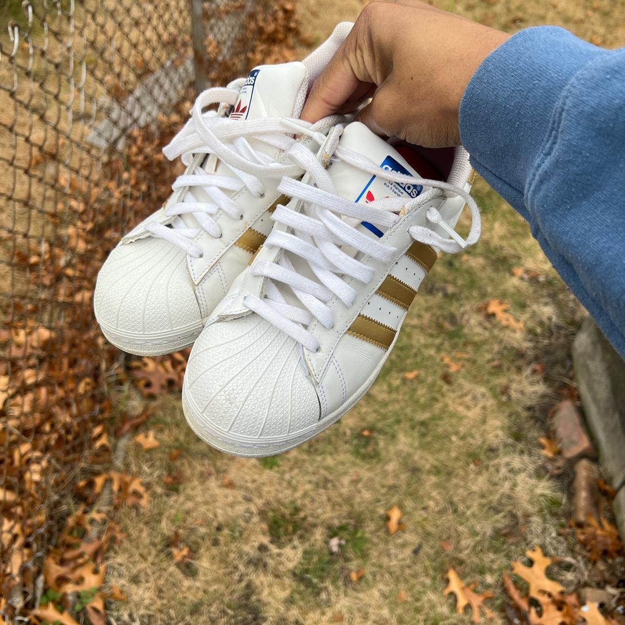 Adidas Superstar Gold US 8.5 Depop