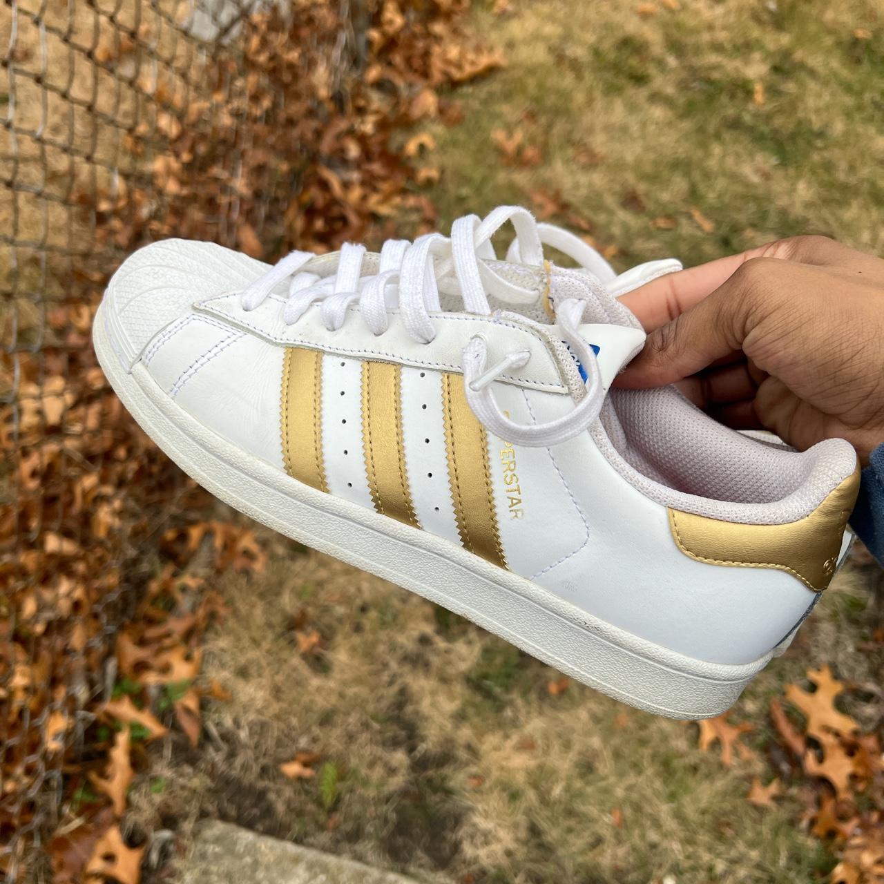 Adidas Superstar Gold US 8.5 Depop