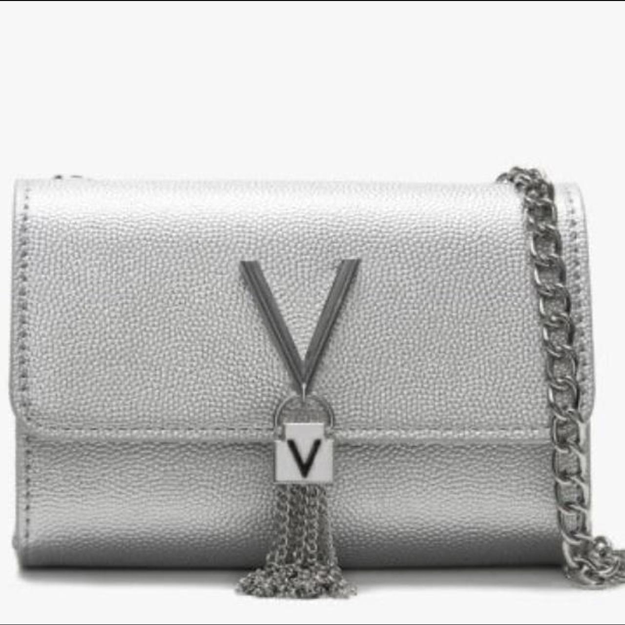 Selling this silver Valentino bag, in perfect... - Depop