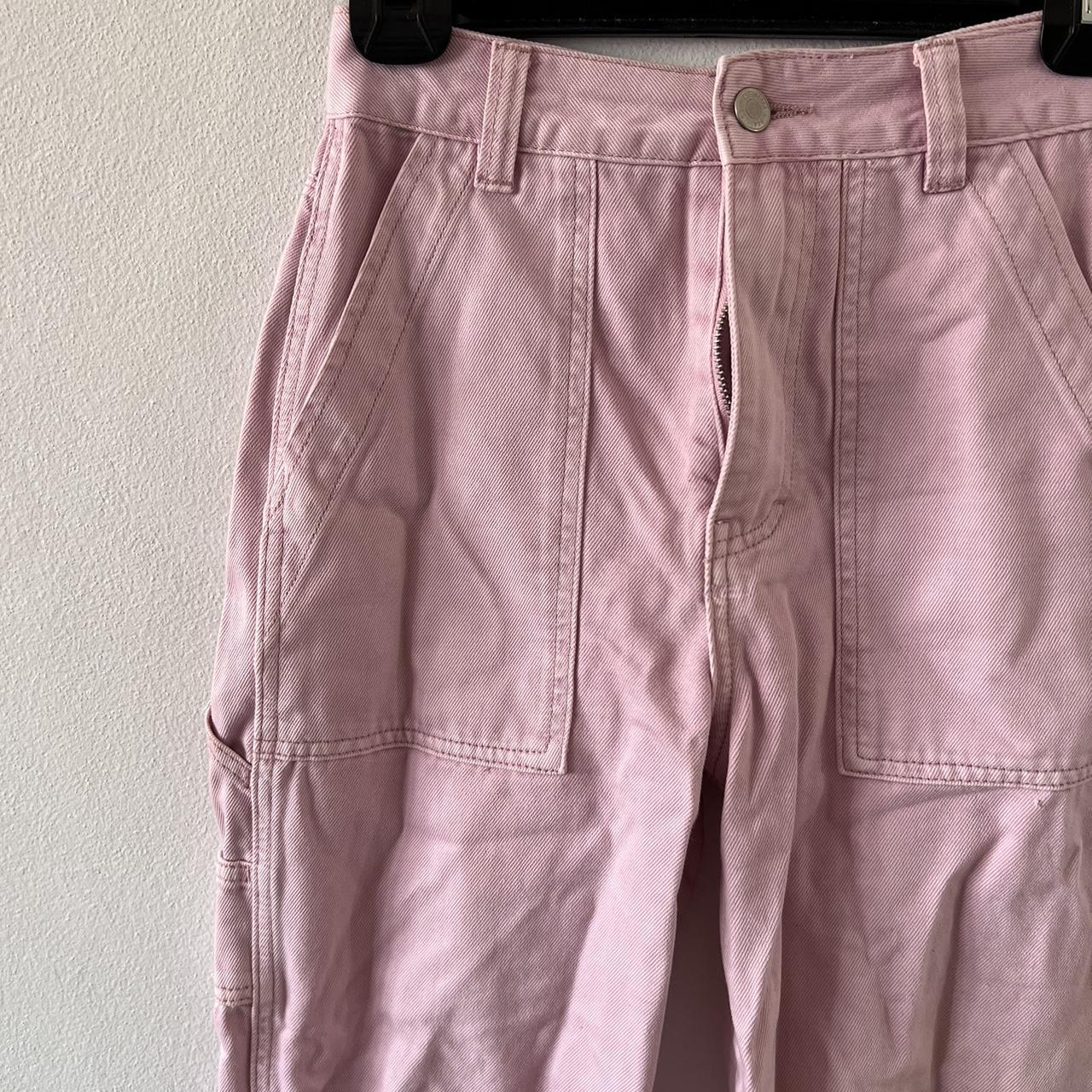 Glassons Pink cargo jeans, never worn, size 6 Depop
