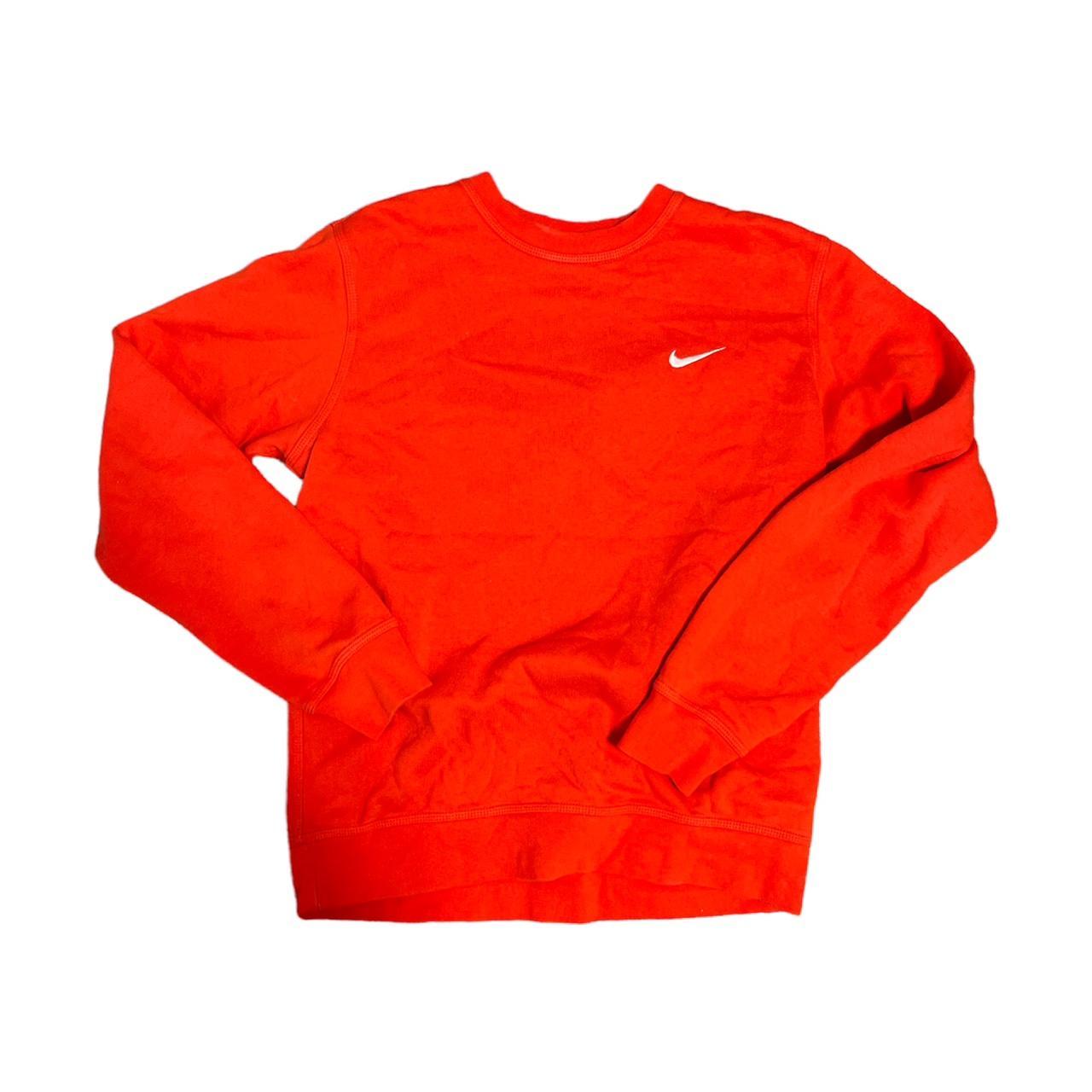 Nike orange sweater sale