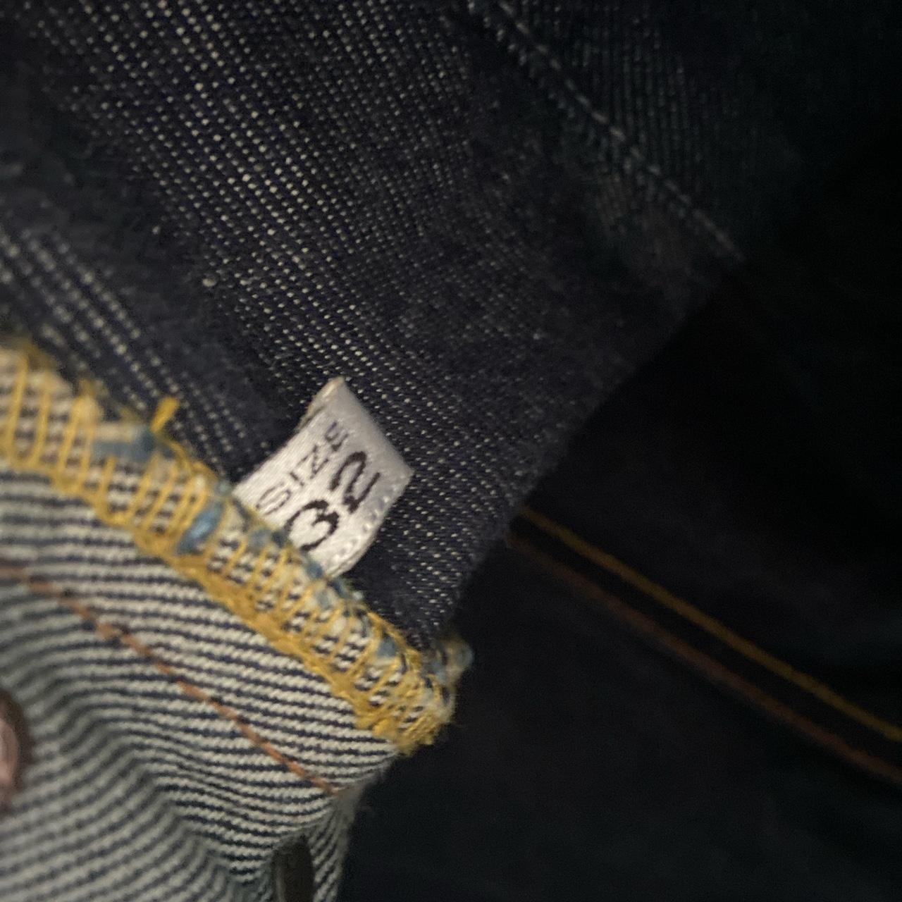 Evisu inside out shorts Vintage size 32 Light... - Depop