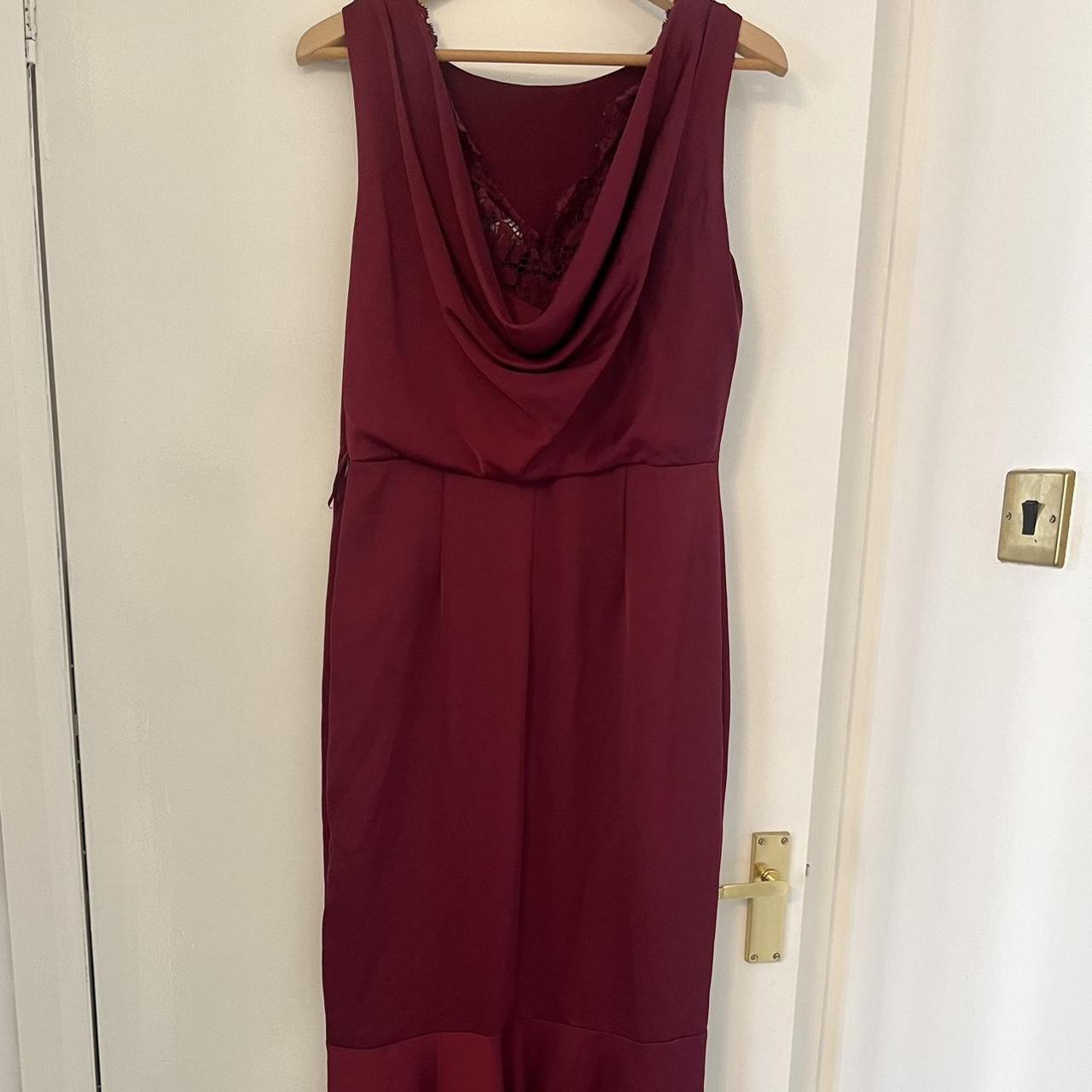 ️ Burgundy oasis floor length dress ️ Brand new... - Depop