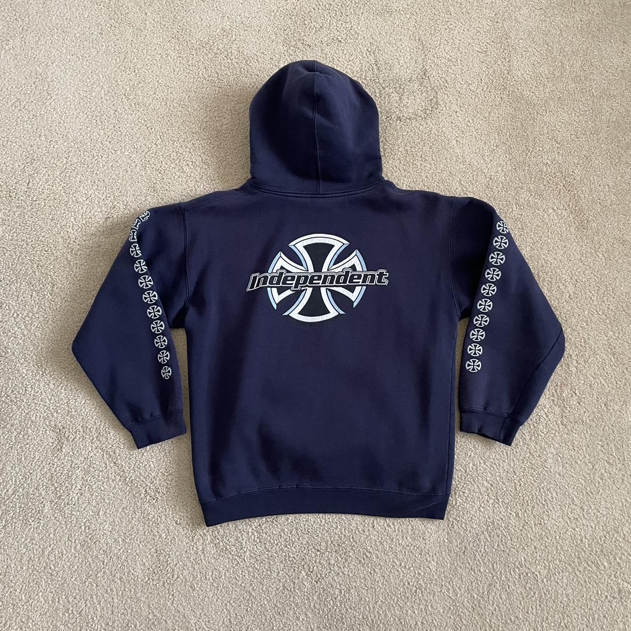 Independent Men's Navy Hoodie Depop