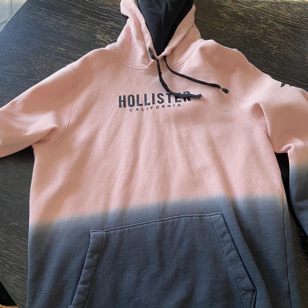 Hollister pink ombre sales hoodie