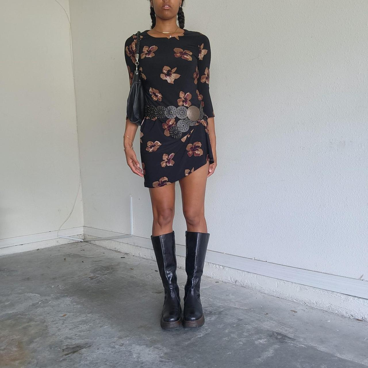 Tommy Hilfiger Women's Dress - Black/Multi - 4 – … - image 2