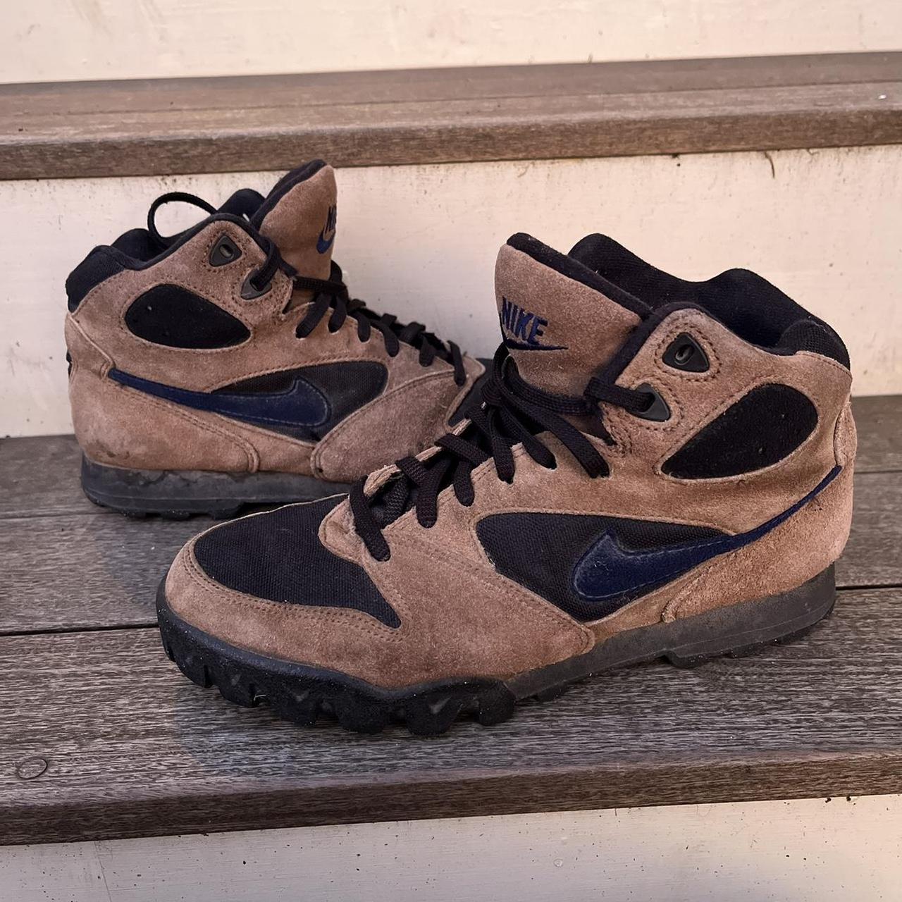 Vintage Nike acg all conditions gear brown and black | Depop