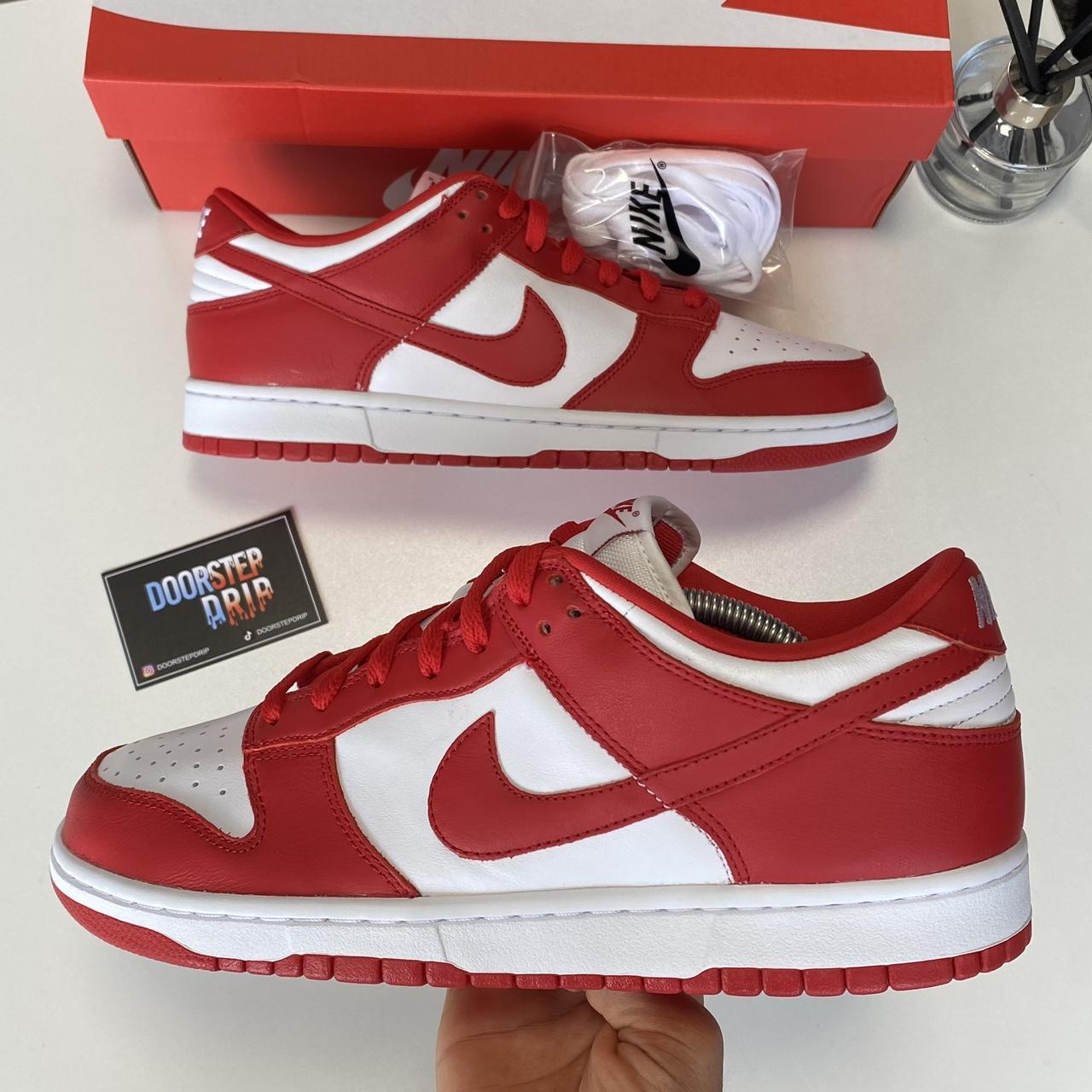 Nike Dunk Low SP St. John's University Red 🔴⚪️... - Depop