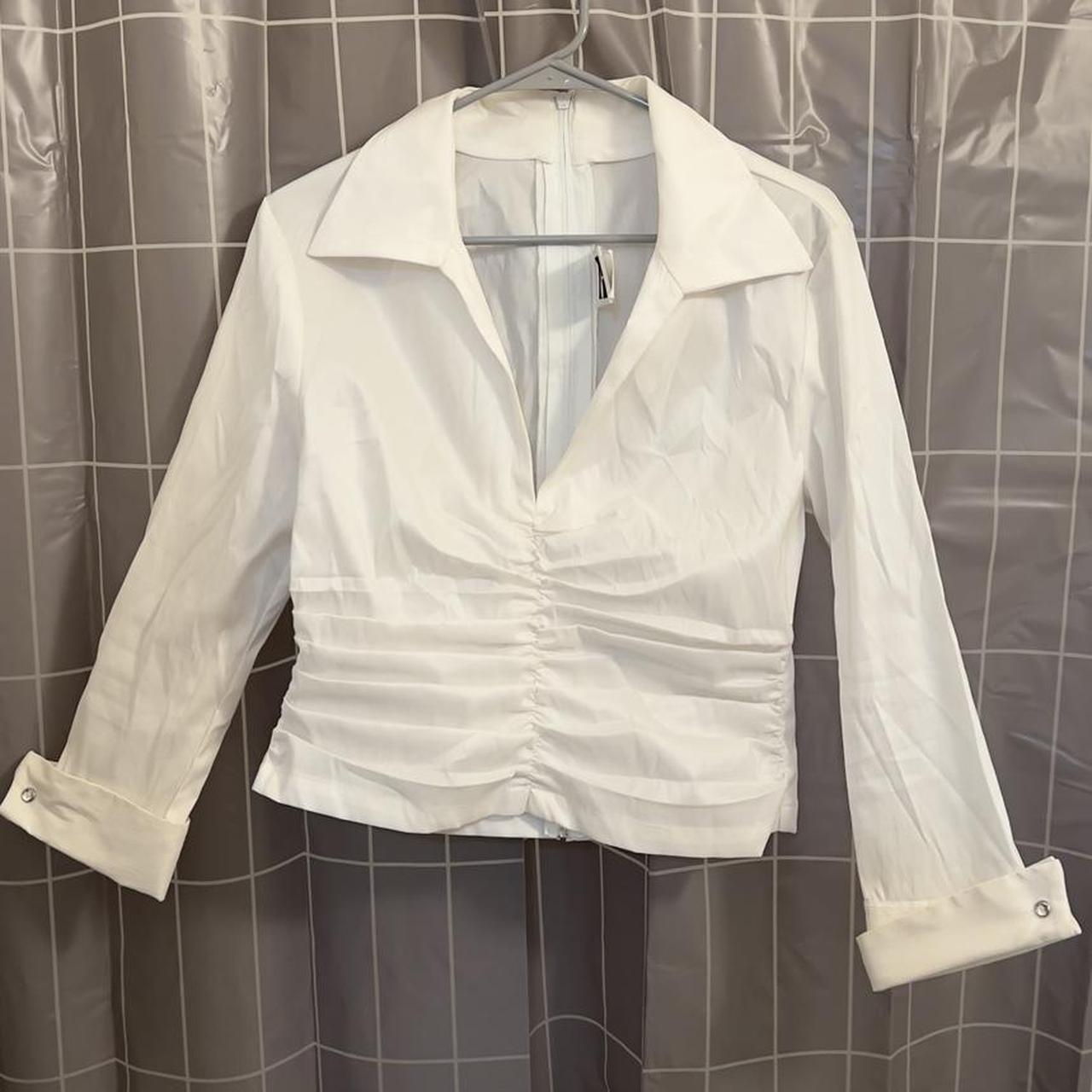 Tadashi Shoji Women's White Shirt