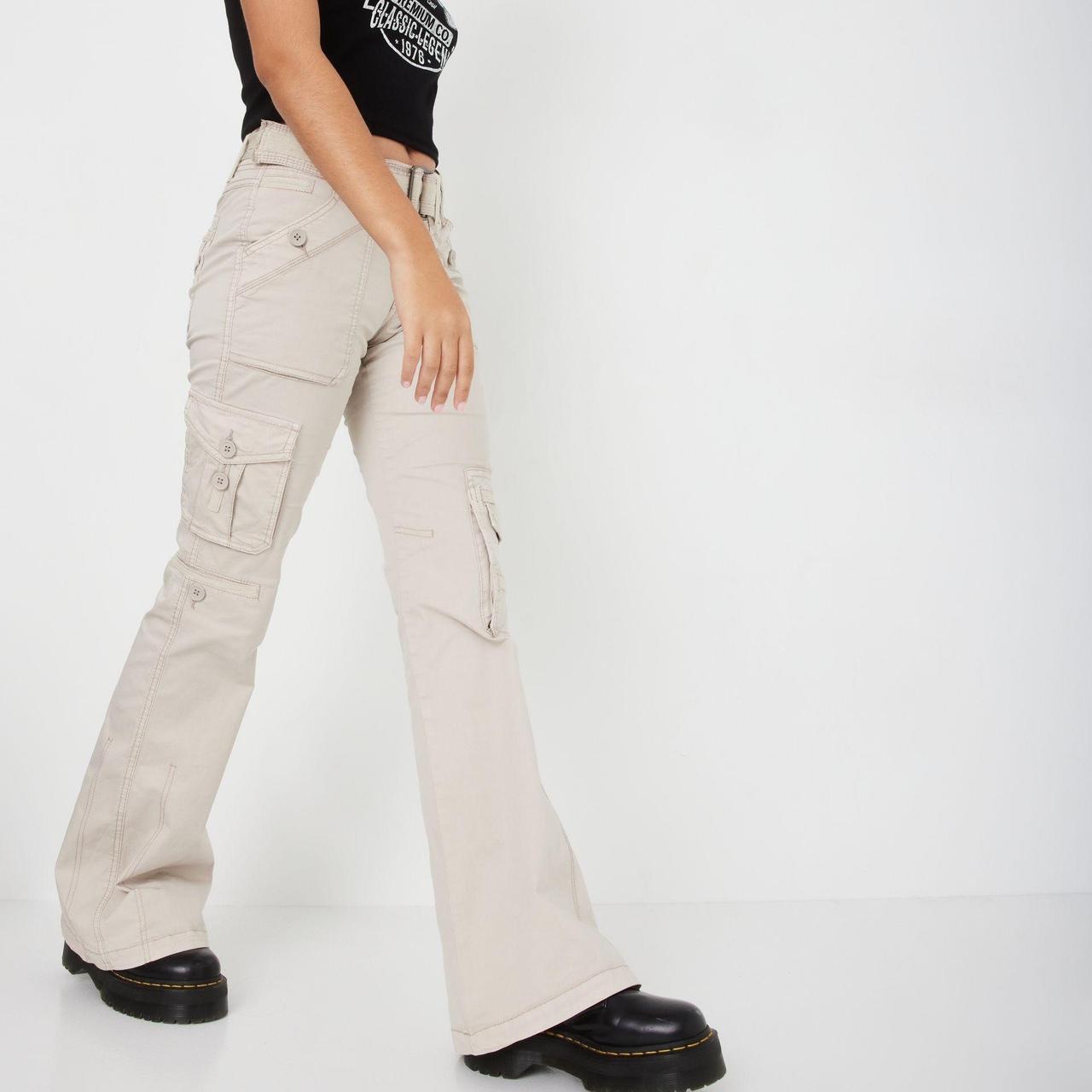 Garage Women's Flare Cargo Pant W/ Belt (sorry abt... Depop