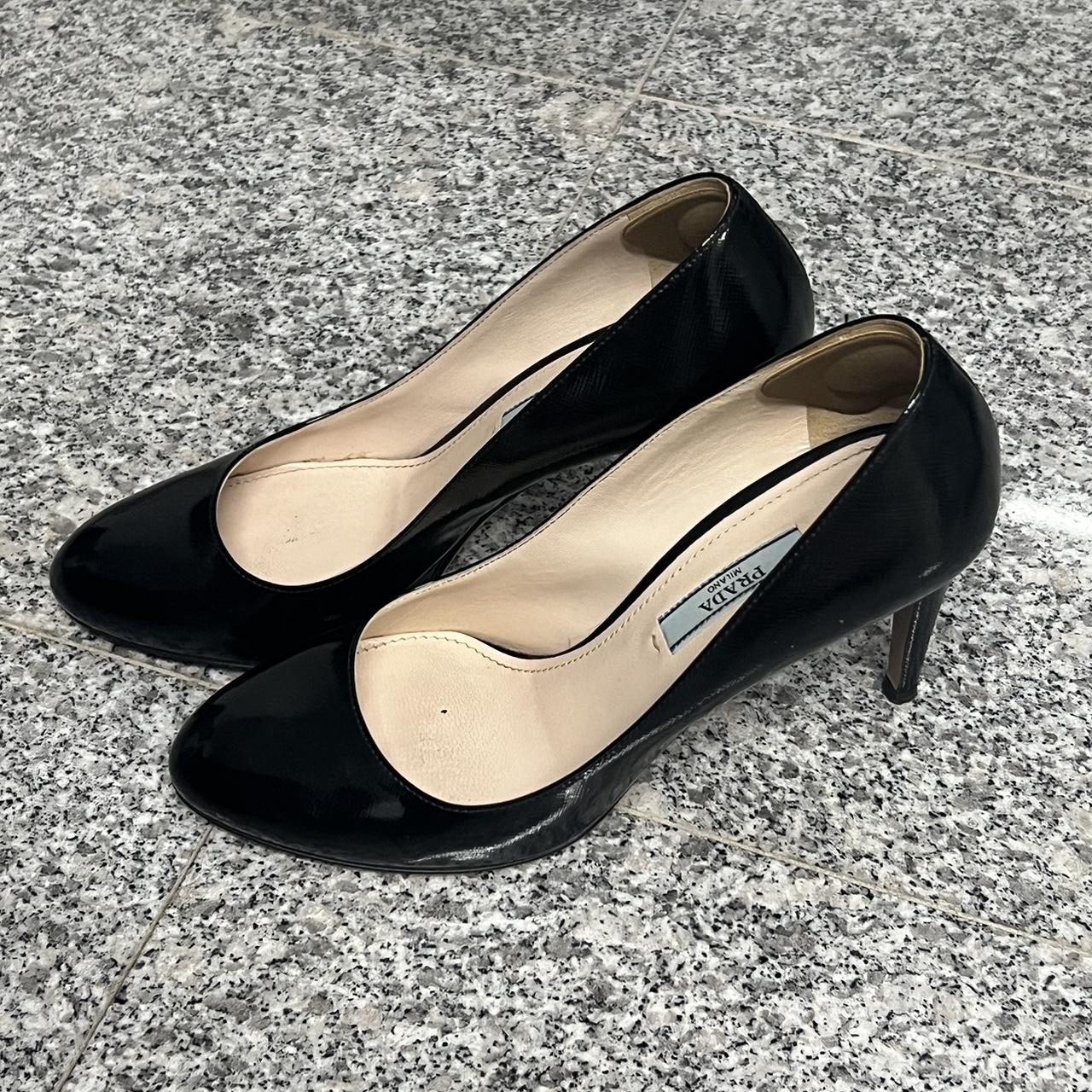 Black patent leather pumps 3 cheap inch heel