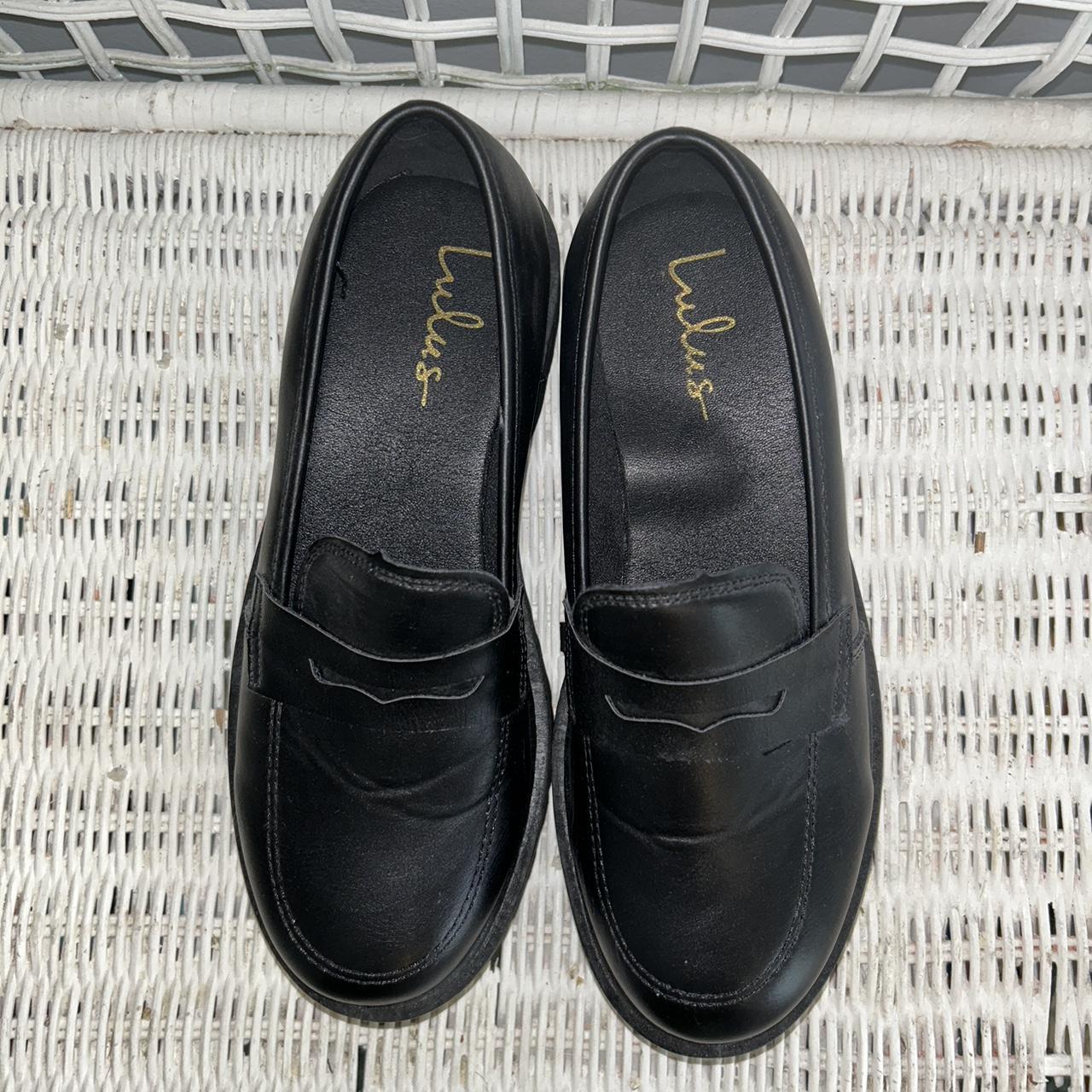 black platform loafers Labeled as U.S Women's size... - Depop