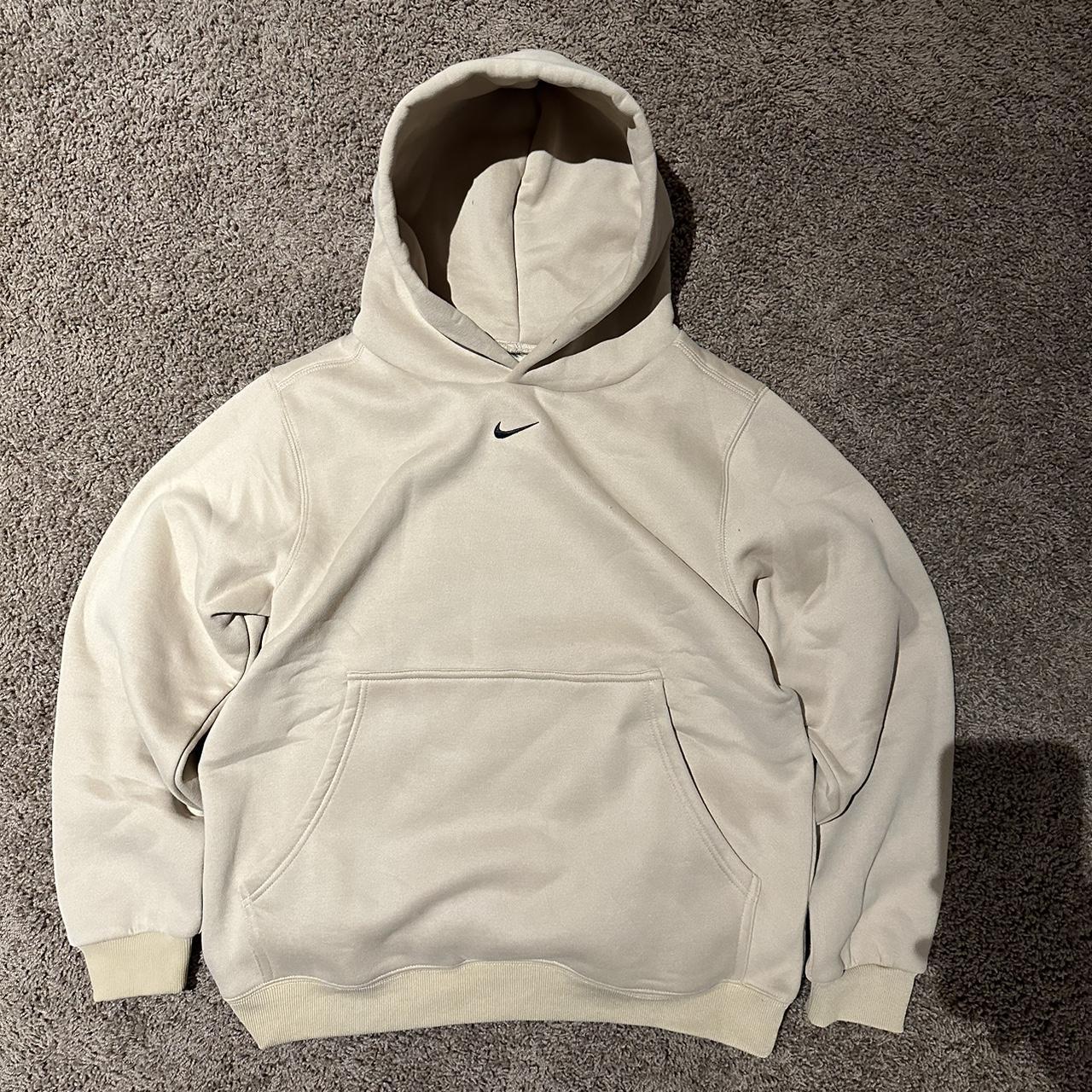 tan nike hoodie
