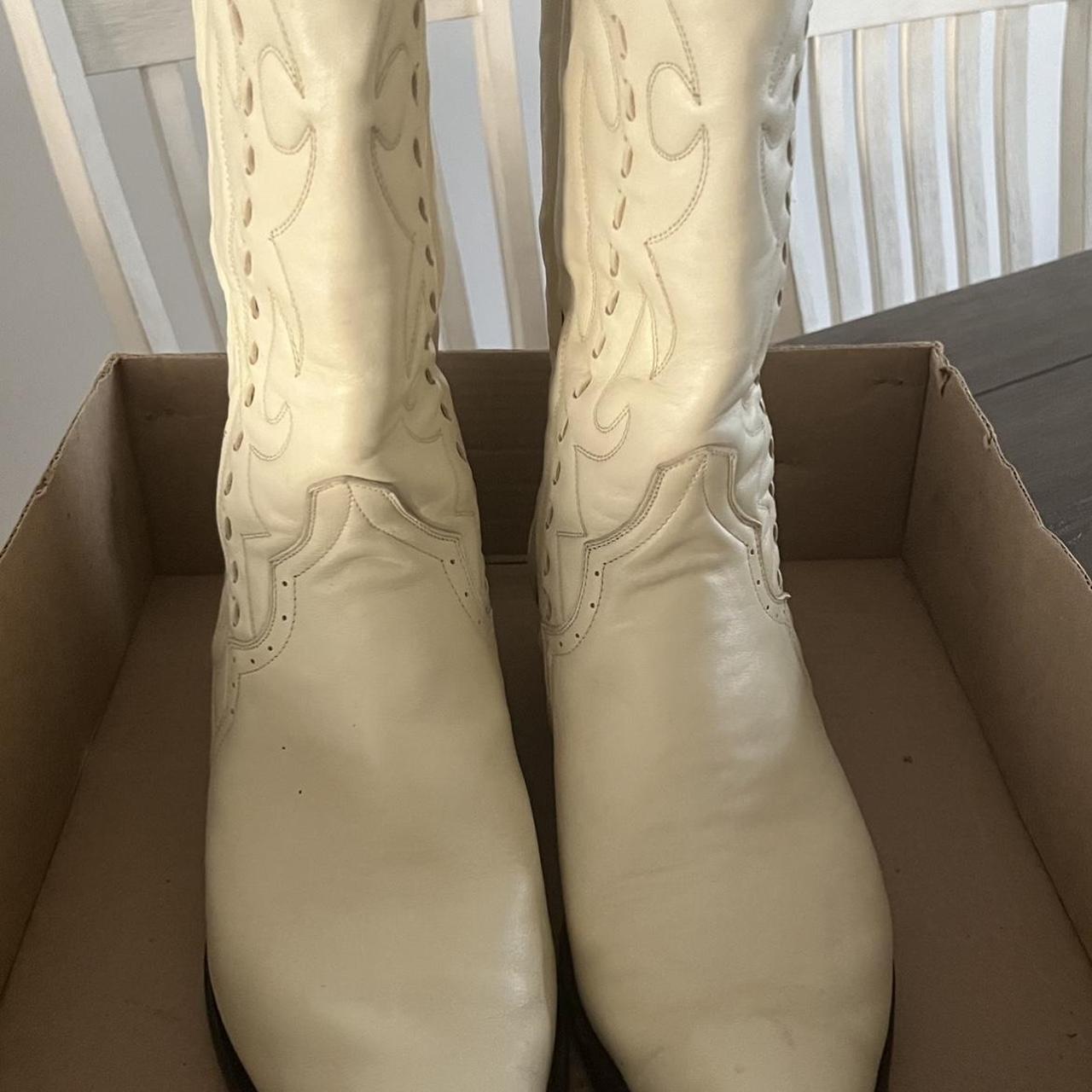 White men cowboy boots, only used a few times. Size... Depop