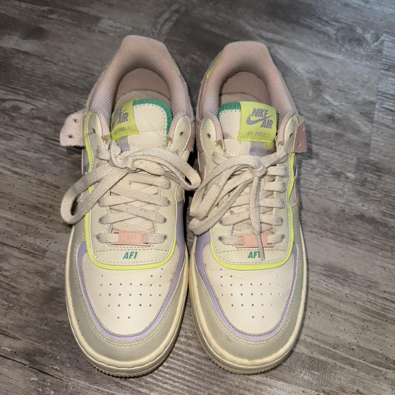 Pastel Nike AF1 super cute but not my style anymore Depop