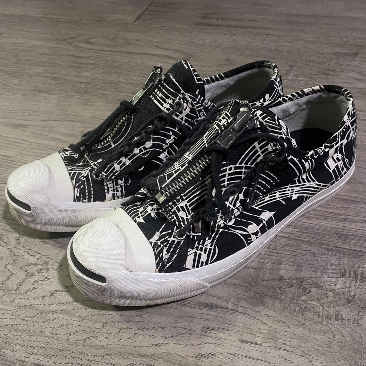 Number nine x Converse Cute lil music notes So sad | Depop