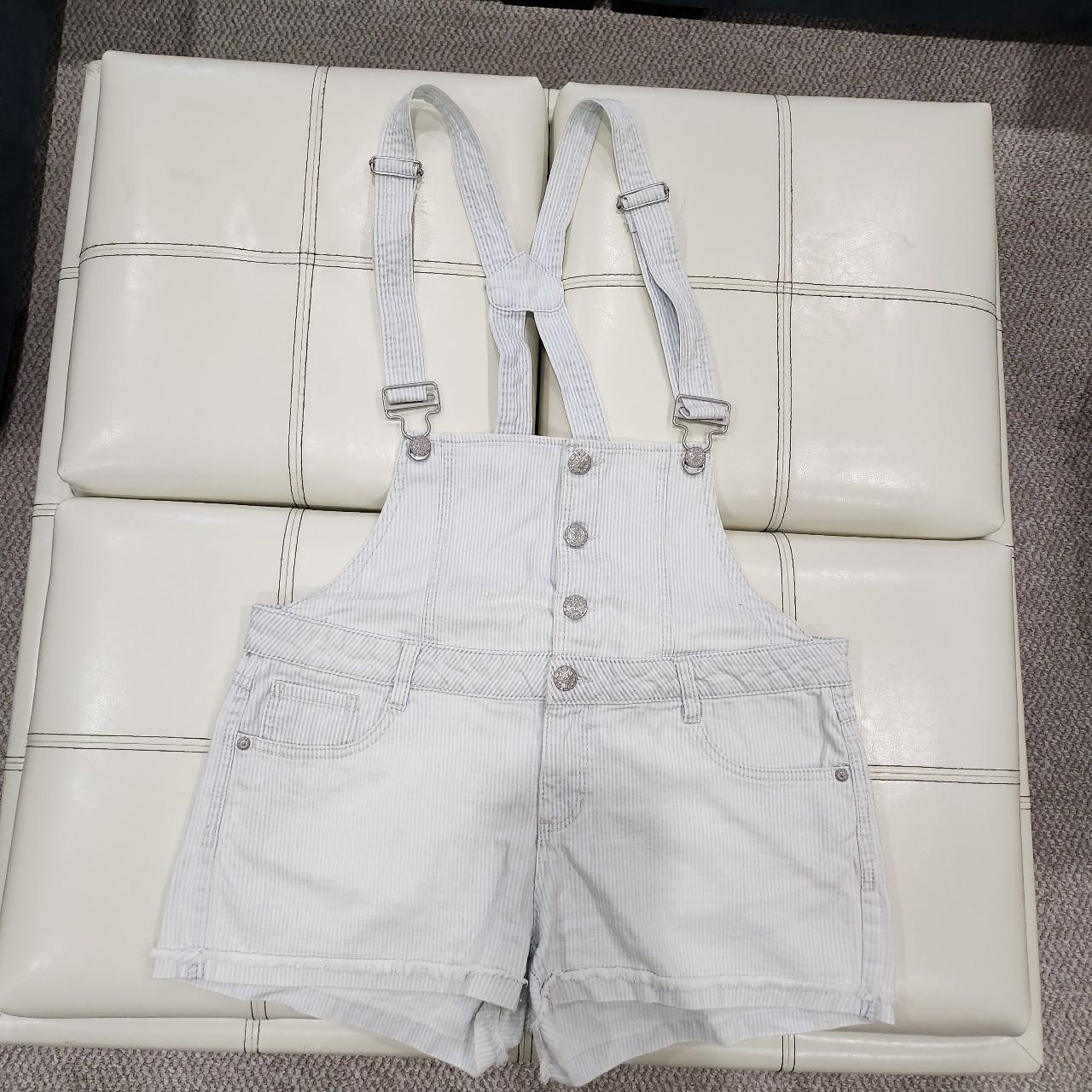 Blue spice hot sale overalls shorts