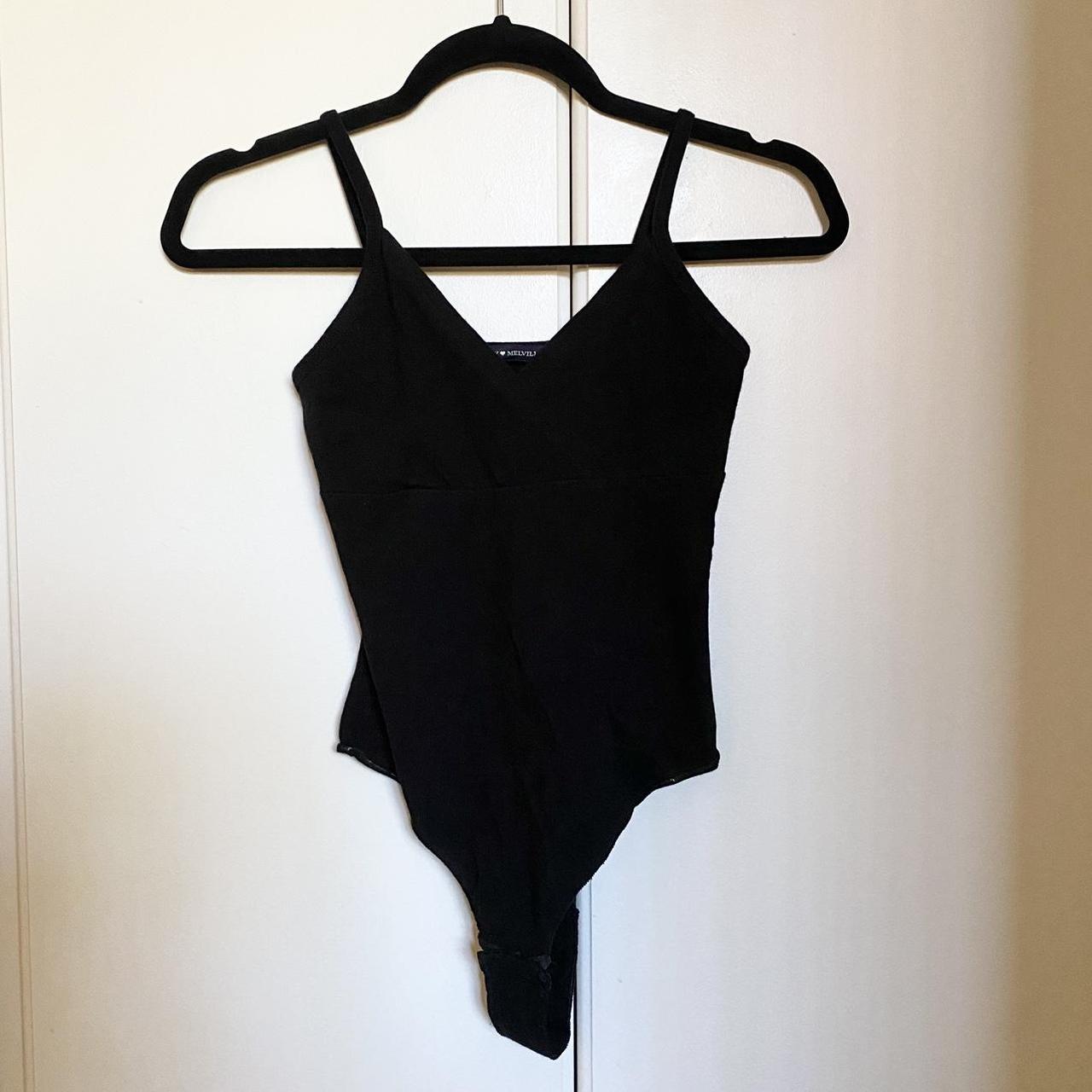 Brandy Melville Women's Black Bodysuit | Depop