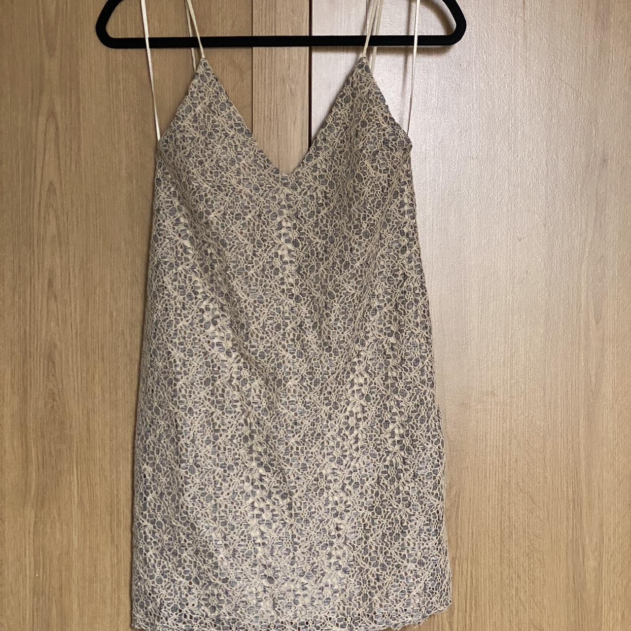 Lovely lace ZARA mini dress. Super cute. Love the... - Depop