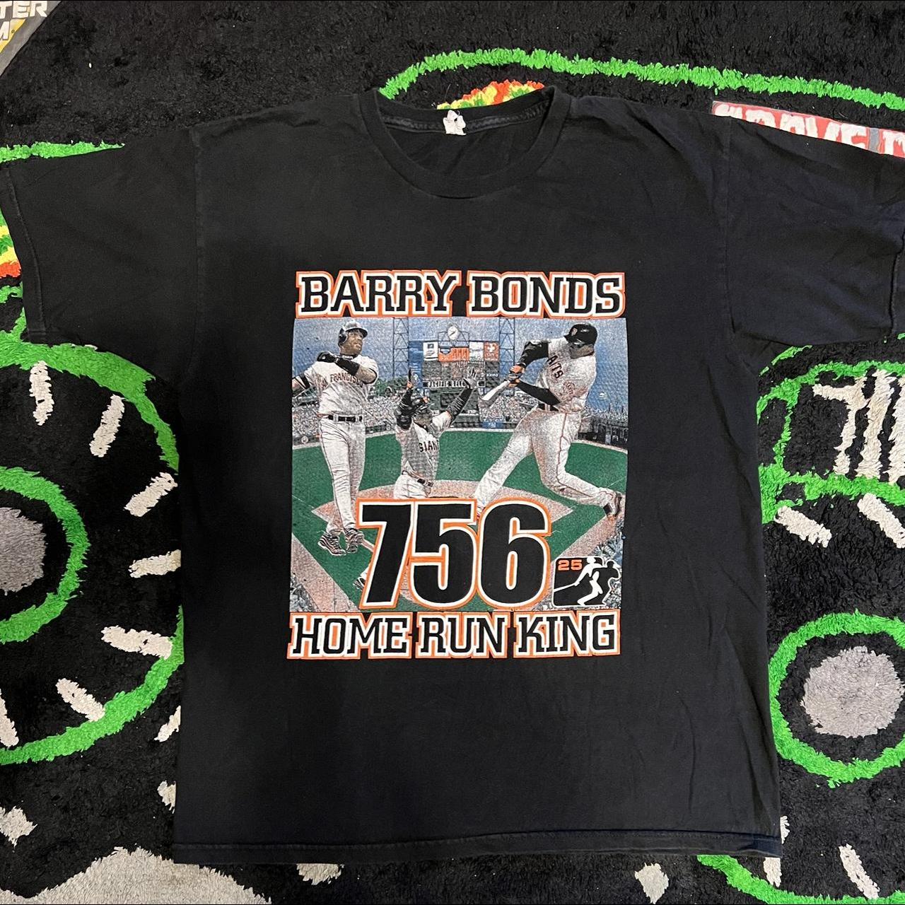 Vintage Baseball MLBP Barry Bonds Graphic Tee Shirt, Men's Fashion