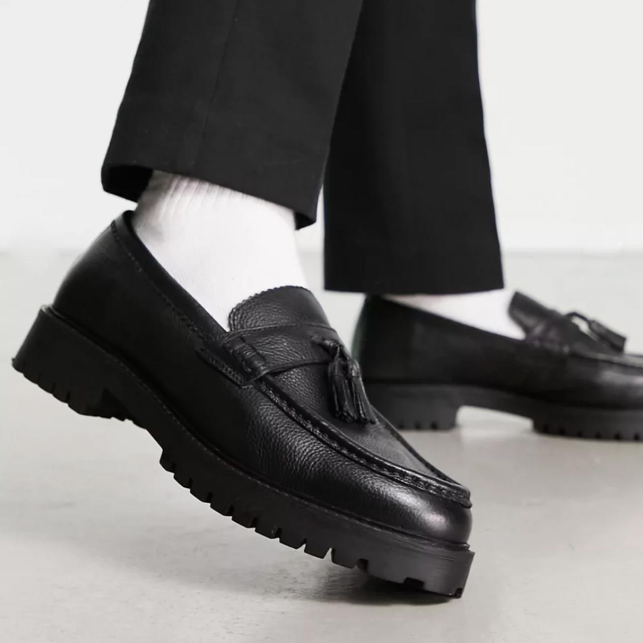 Walk London Men's Black Loafers | Depop