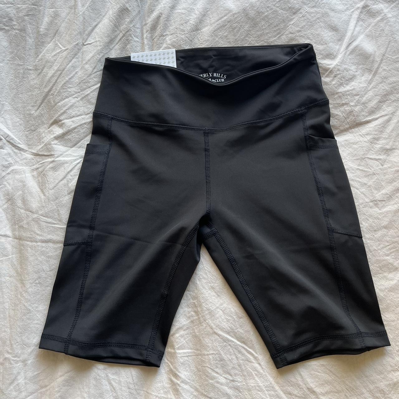 Beverly Hills Polo Club Women's Black Shorts | Depop