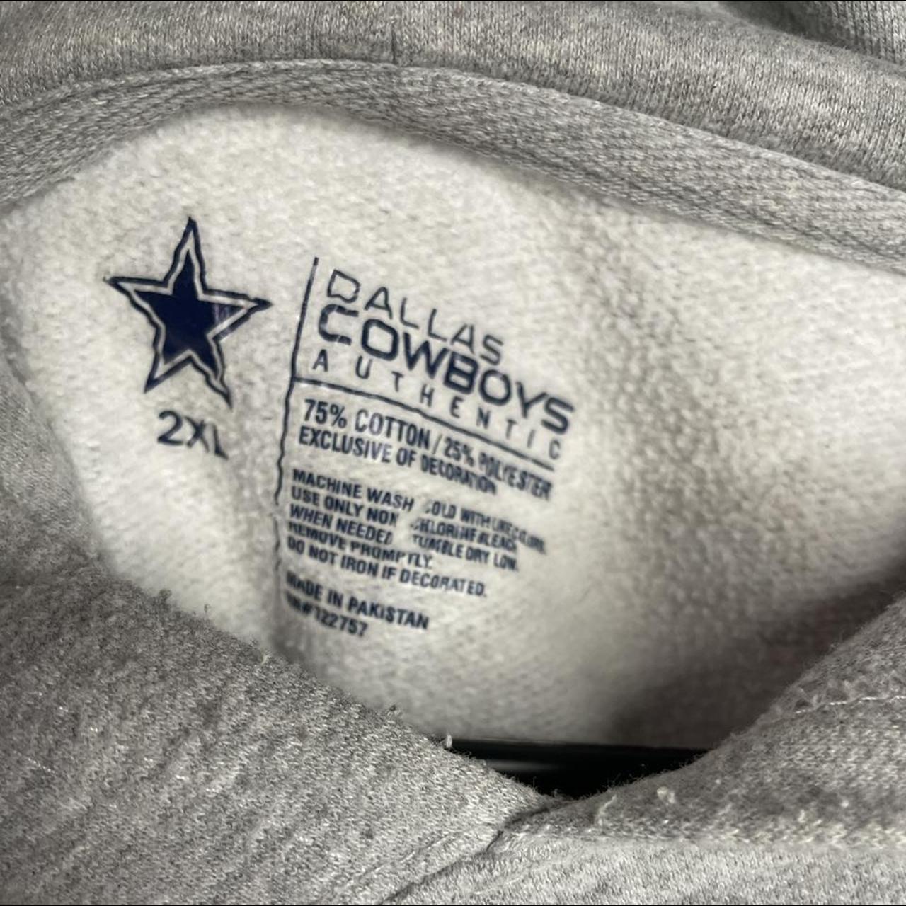 Dallas Cowboys Thick Woven Sweatshirt Hoodie - Depop