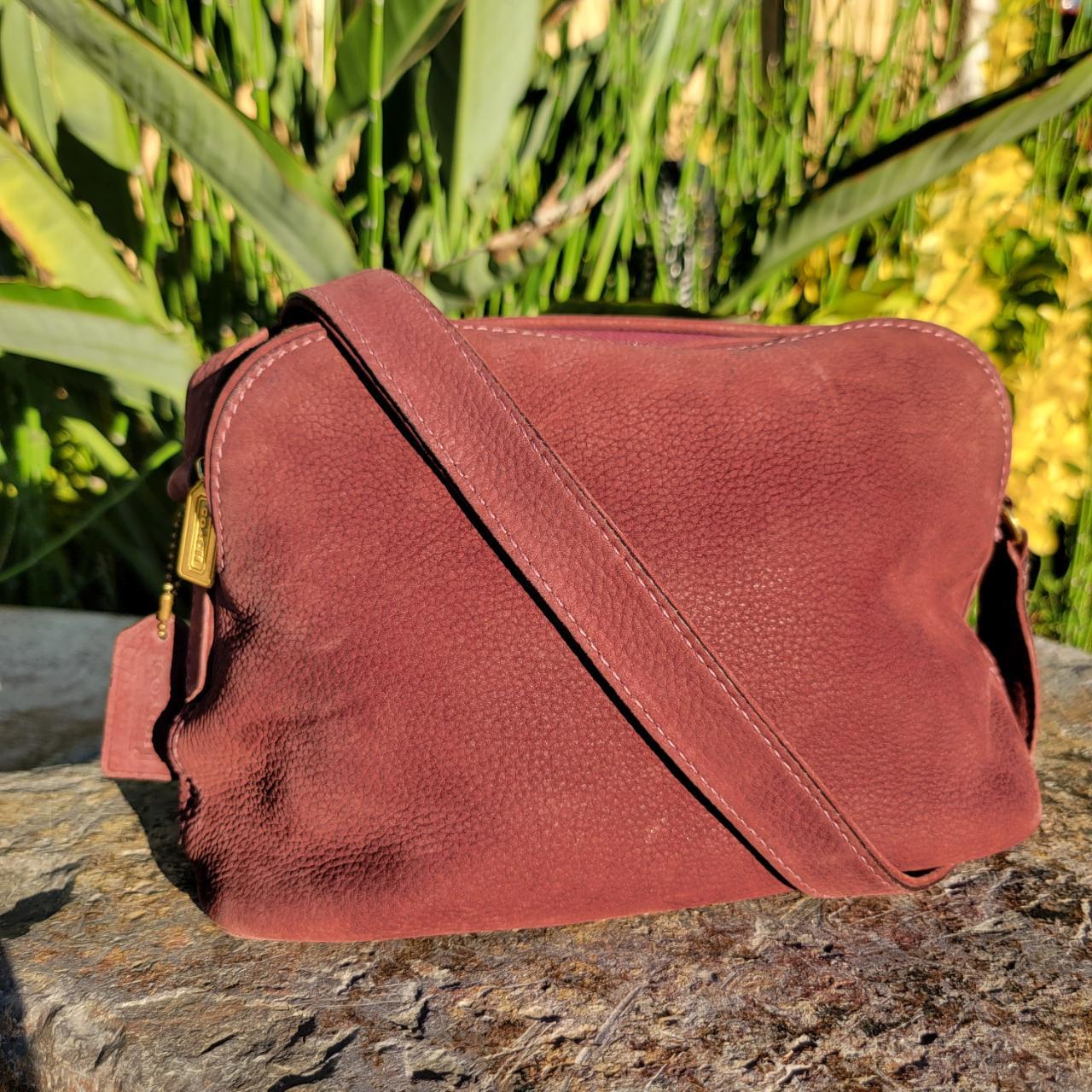 Coach Women's Red and Purple Bag