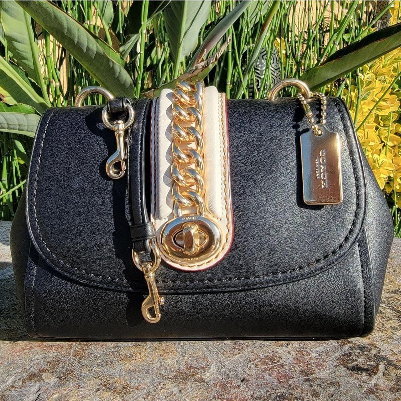 Coach faye crossbody store black