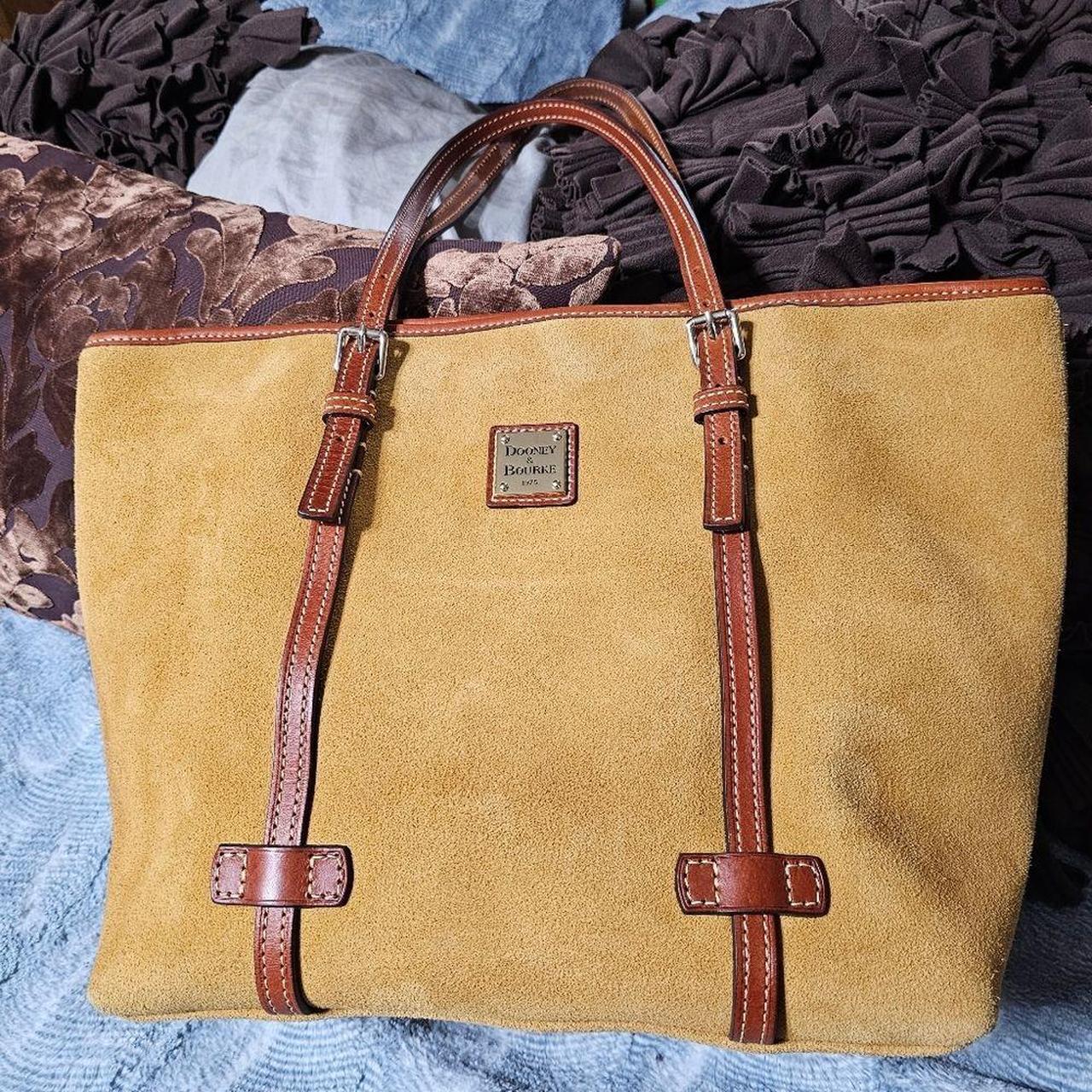 Suede discount tote purse