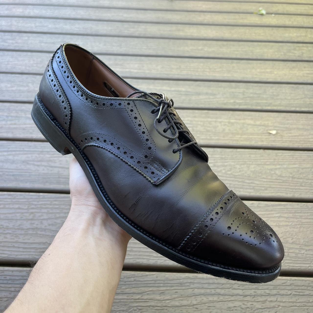 Allen Edmonds Sanford Shoes Men 9 1 2 C Burgundy. Depop