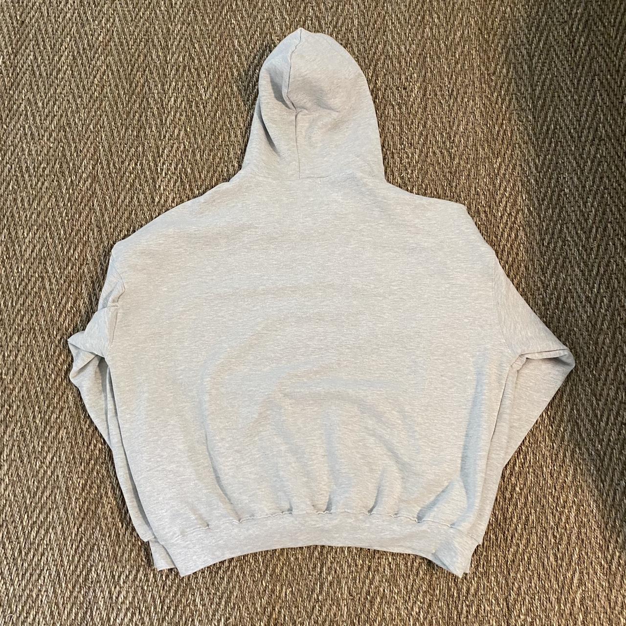 Mnml All Grey Hoodie Barely Worn Size L #grey - Depop